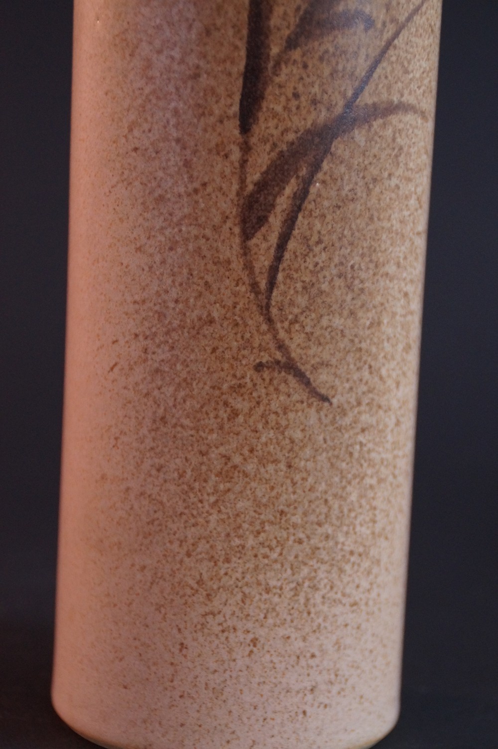 Vase von Seitoku Kawai Motiv Nahaufnahme