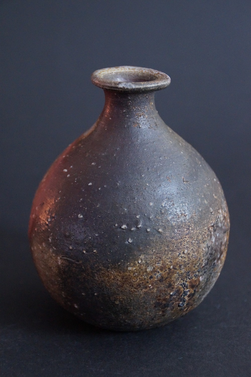 Bizen Ware Tokkuri Side View