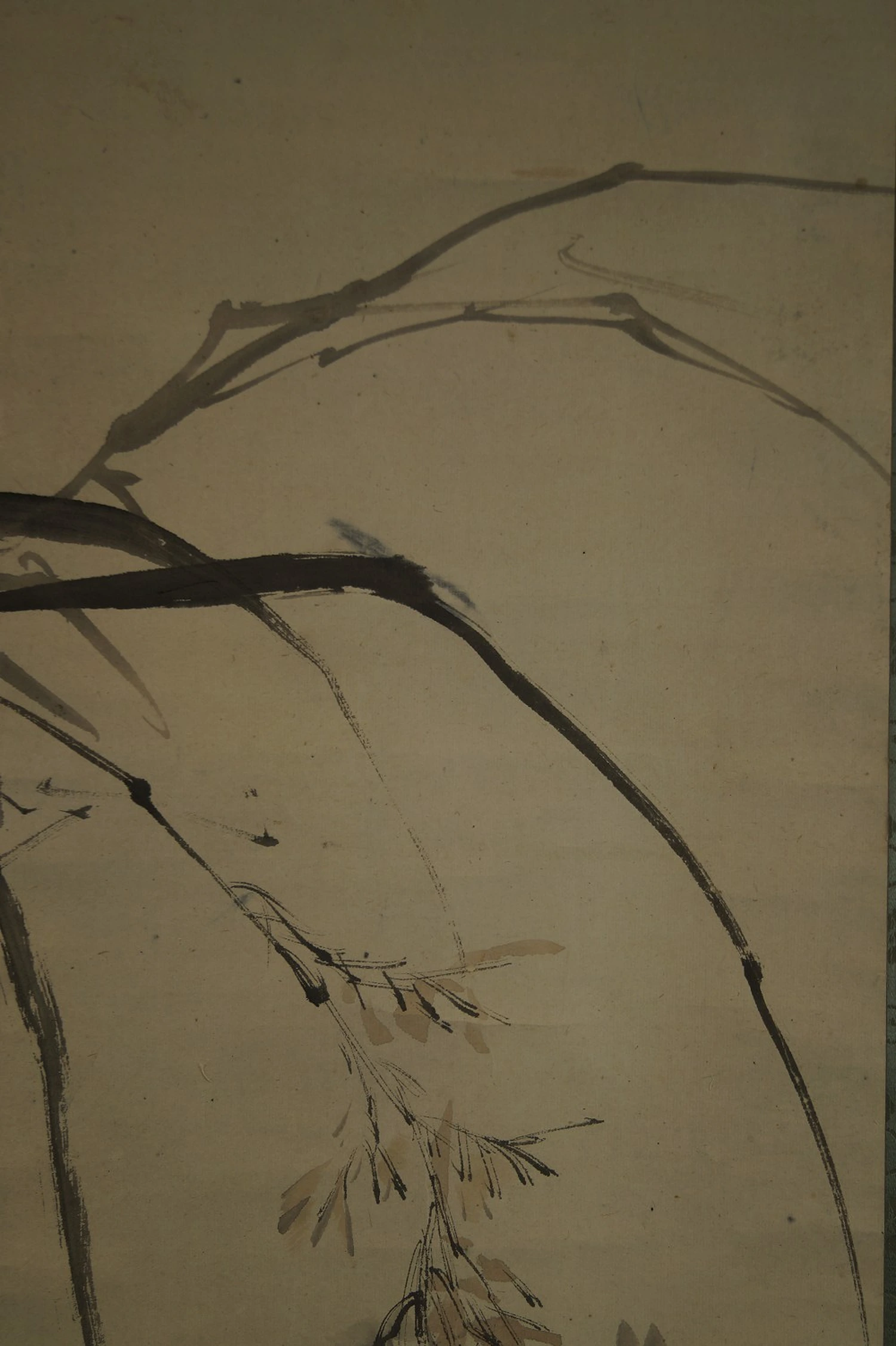 Autumn Grasses Motif Close-Up