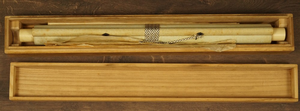Hanging Scroll Calligraphy in Storage Box