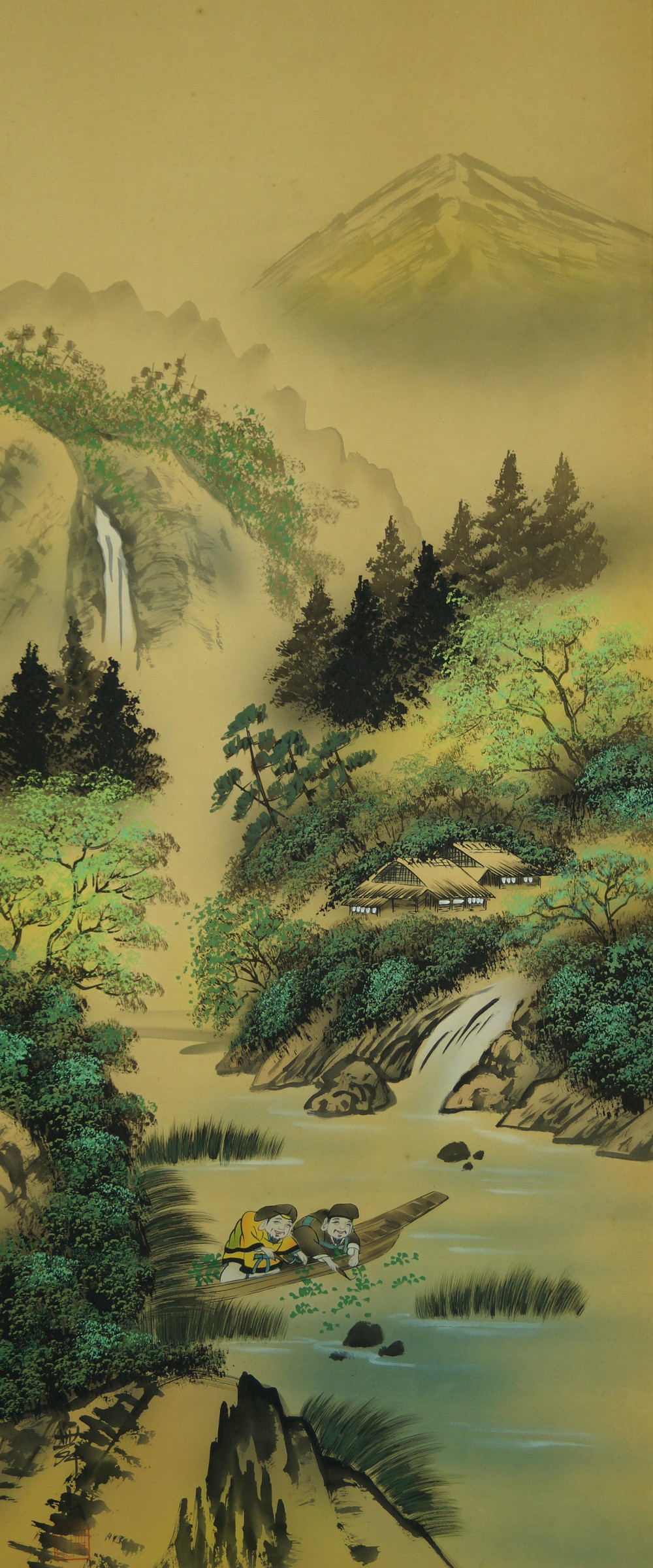 Paysage Rouleau suspendu Motif complet sans montage