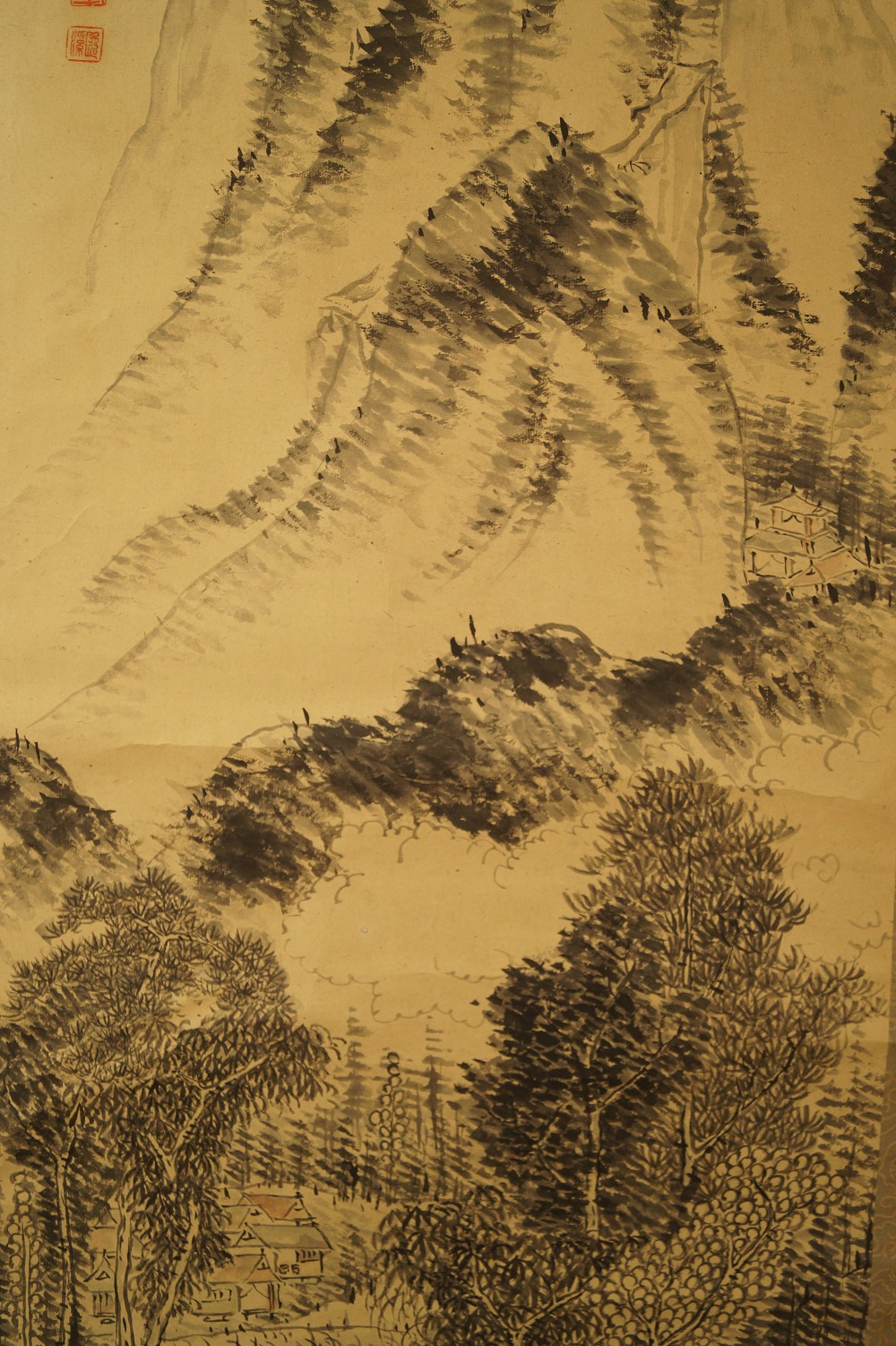 Kakemono paysage gros plan du paysage 1