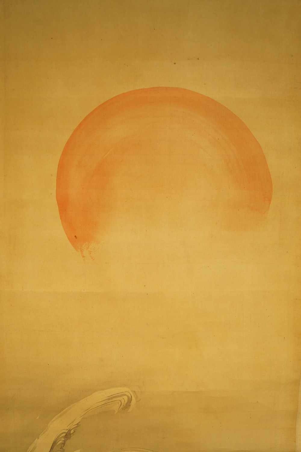 Soleil levant, vague déferlante par Ogata Gekko soleil gros plan 1