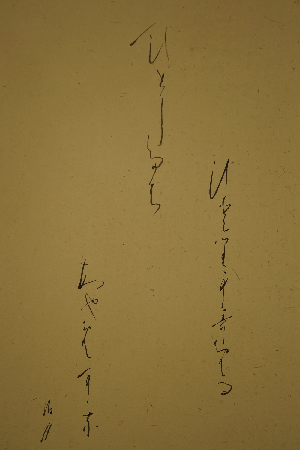 Iris Kakemono Kalligrafie Nahaufnahme 1