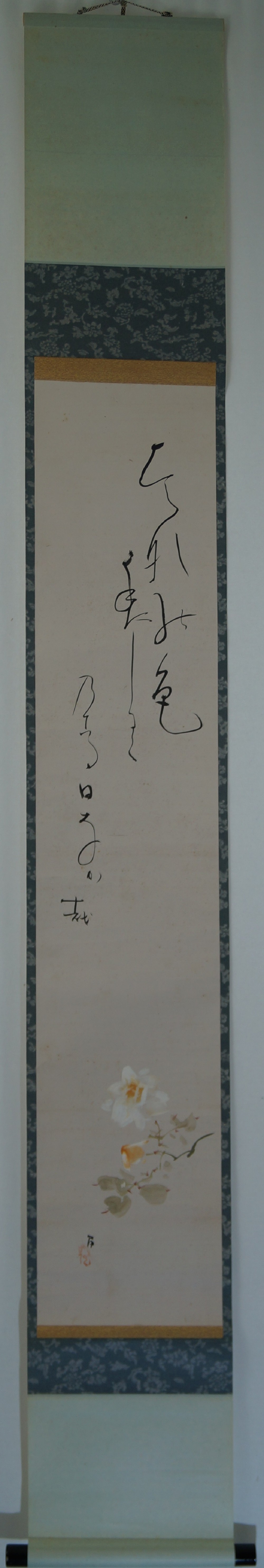 Kakemono Blume Gesamtansicht Rollbild