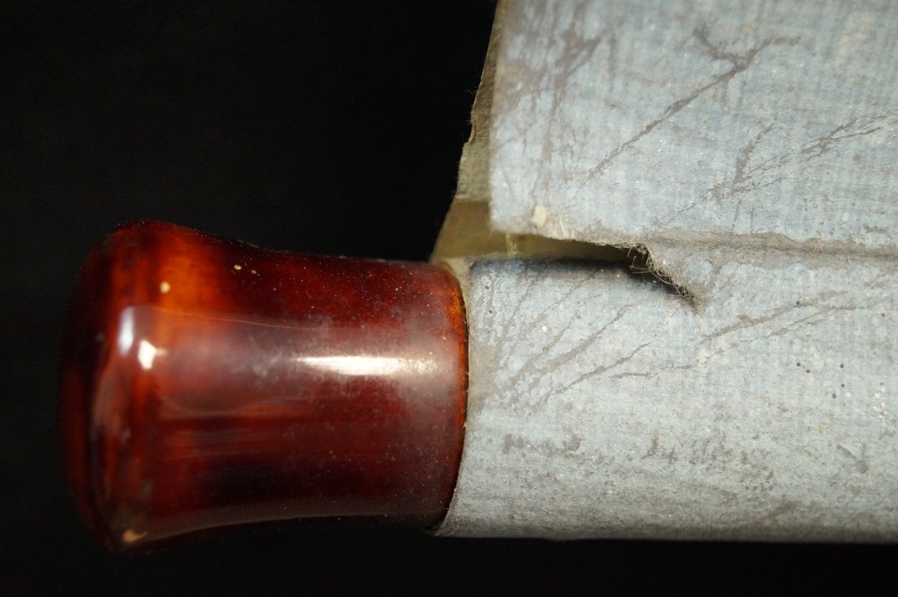 Rollendetail mit Griffknauf Nahaufnahme